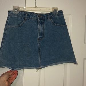 jean skirt